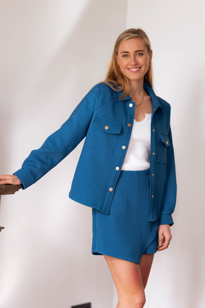 MONA veste bleu MONA veste bleu