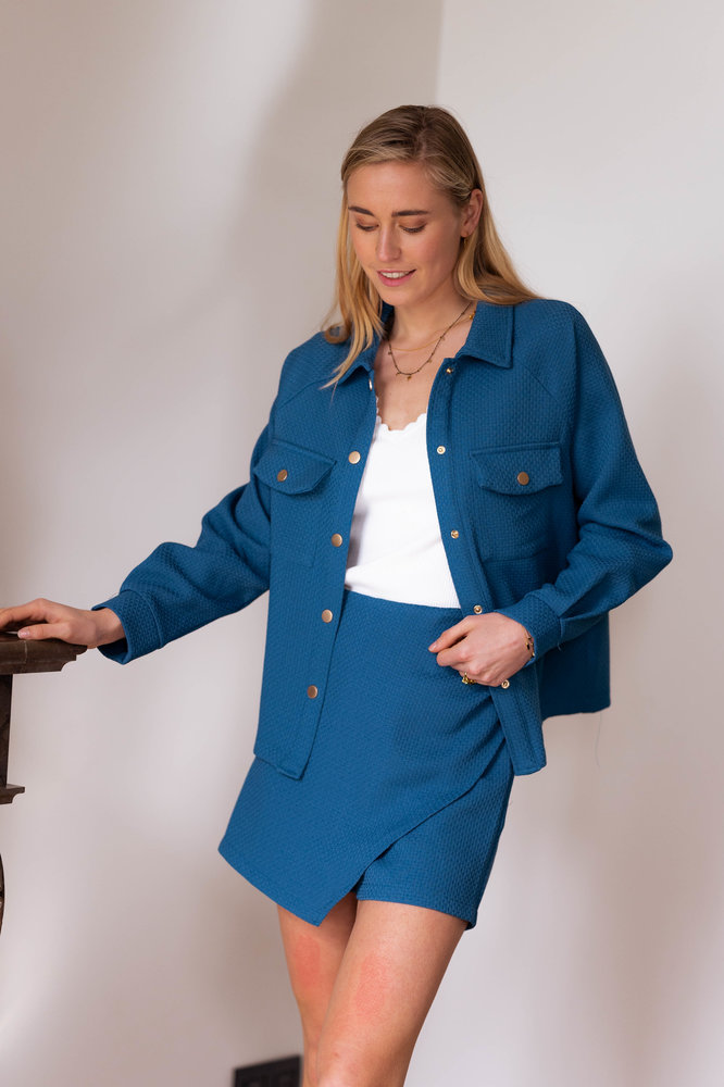 MONA jupe short bleu MONA jupe short bleu