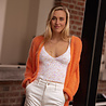 MALIKA gilet orange MALIKA gilet orange