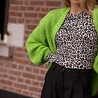 MALIKA gilet vert pomme MALIKA gilet vert pomme