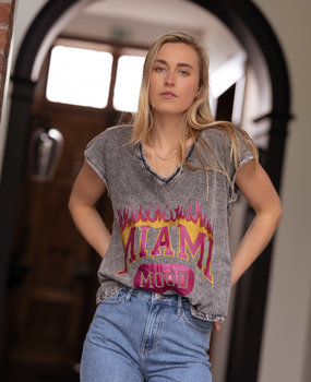 MIAMI t-shirt gris MIAMI t-shirt gris