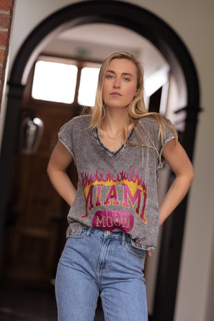 MIAMI t-shirt gris MIAMI t-shirt gris