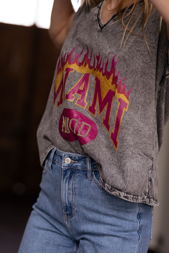 MIAMI t-shirt gris MIAMI t-shirt gris