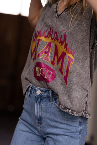 MIAMI t-shirt gris MIAMI t-shirt gris