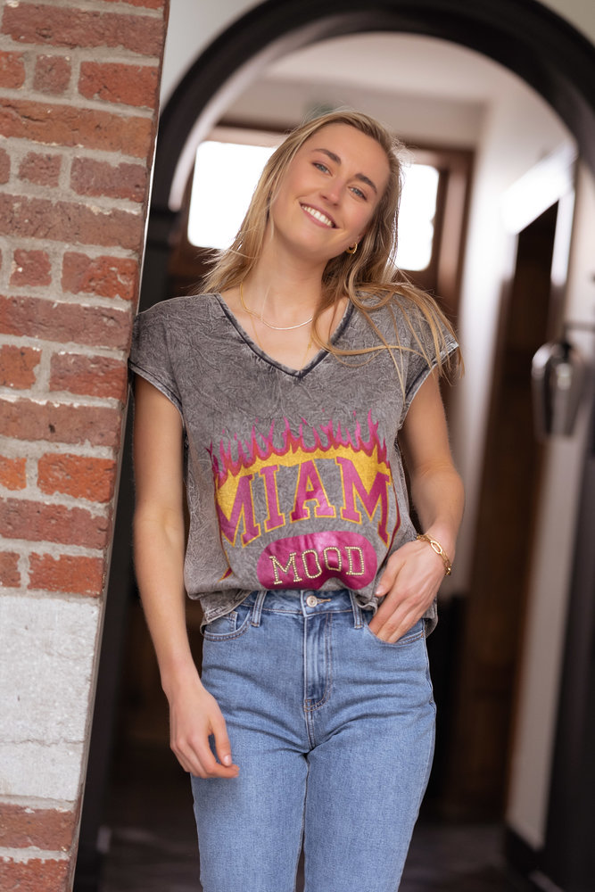 MIAMI t-shirt gris MIAMI t-shirt gris