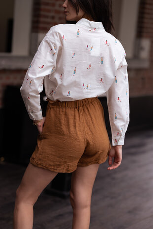 LAETITIA short camel LAETITIA short camel