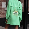 PATRIZIA robe-chemise mi-longue vert PATRIZIA robe-chemise mi-longue vert