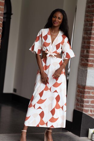 LIYA robe orange LIYA robe orange