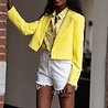 ROSALIA blazer jaune ROSALIA blazer jaune