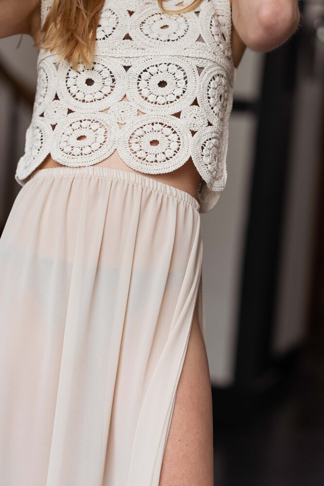 MANOLYA jupe beige MANOLYA jupe beige