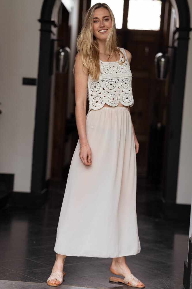 MANOLYA jupe beige MANOLYA jupe beige