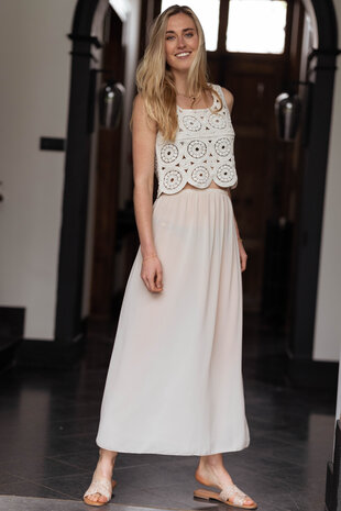 MANOLYA jupe beige MANOLYA jupe beige