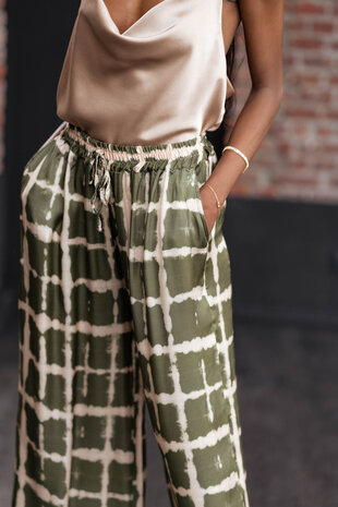 LOANA pantalon kaki LOANA pantalon kaki