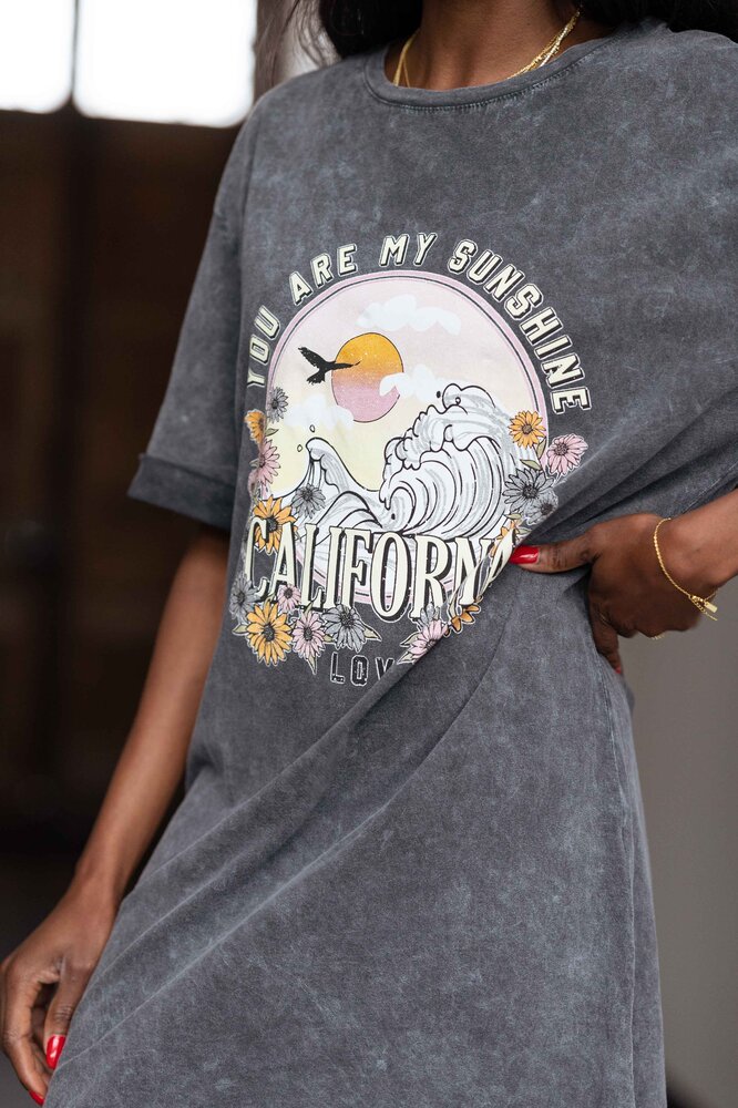 SYRINE robe-t-shirt gris SYRINE robe-t-shirt gris