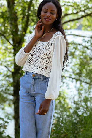 EDELINE  blouse blanche