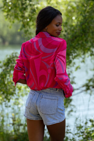 AGATHE chemise fuchsia