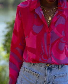 AGATHE chemise fuchsia