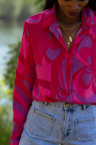 AGATHE chemise fuchsia