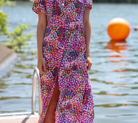 INES robe rose
