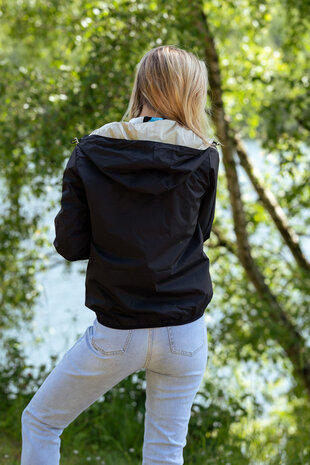 JASMINE imperméable court réversible noir JASMINE imperméable court réversible noir