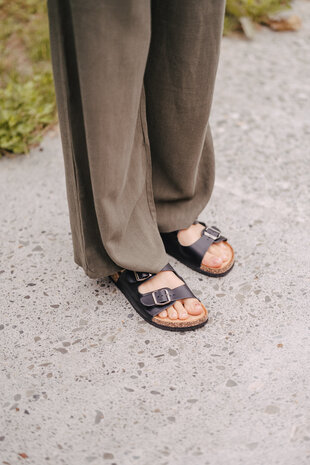 GIANA sandales noires