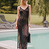 ANCELINA robe noire transparente ANCELINA robe noire transparente