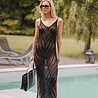 ANCELINA robe noire transparente ANCELINA robe noire transparente