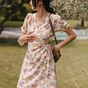 VOLETA robe courte col en V VOLETA robe courte col en V