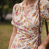 VOLETA robe courte col en V VOLETA robe courte col en V