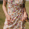 VOLETA robe courte col en V VOLETA robe courte col en V