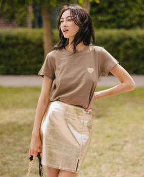 ATHEA t-shirt kaki et or