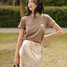ATHEA t-shirt kaki et or ATHEA t-shirt kaki et or