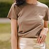 ATHEA t-shirt kaki et or ATHEA t-shirt kaki et or