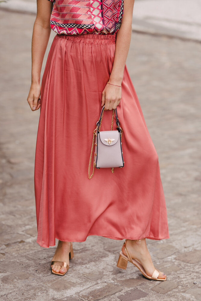 CHARLISE jupe rouille rose CHARLISE jupe rouille rose