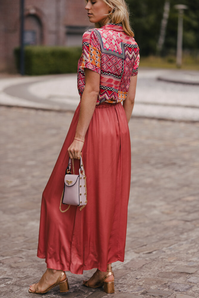 CHARLISE jupe rouille rose CHARLISE jupe rouille rose