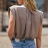COAHOMA blouse taupe COAHOMA blouse taupe