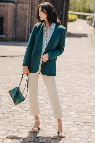 MATHIS blazer vert bouteille
