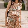ELIDA chemisier camel ELIDA chemisier camel