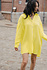 PATRIZIA robe-chemise mi-longue jaune