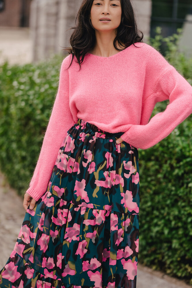 LOAS pull rose bébé LOAS pull rose bébé