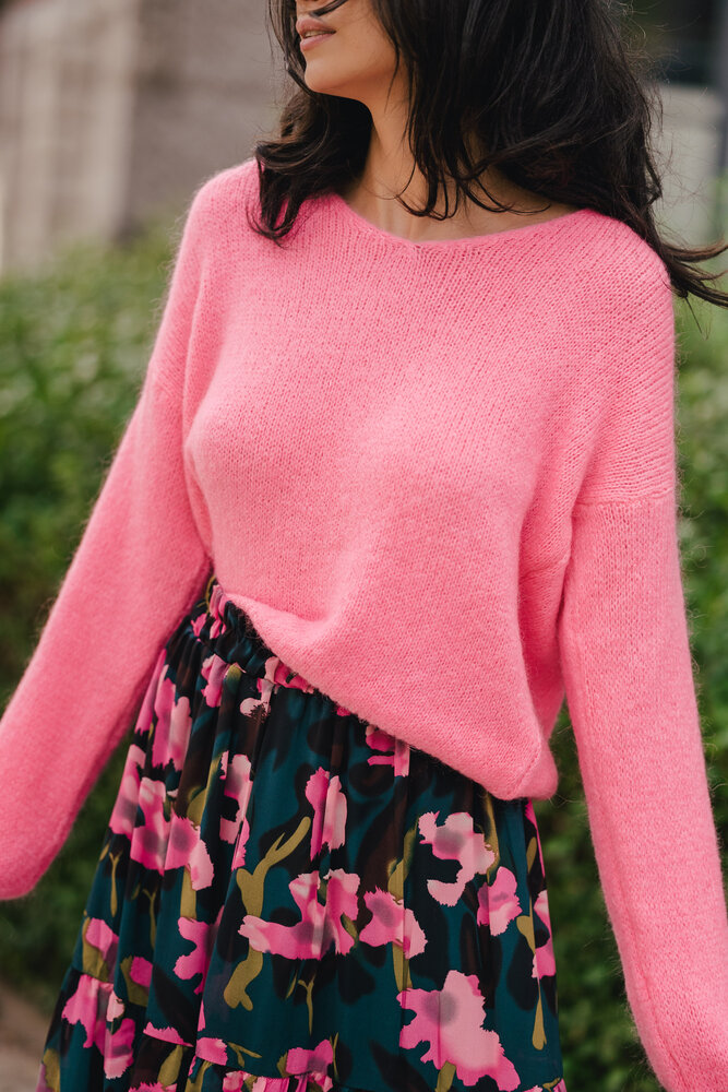 LOAS pull rose bébé LOAS pull rose bébé