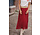 SAORI jupe rouge inde