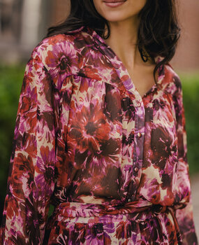 HUGUETTE chemisier rose