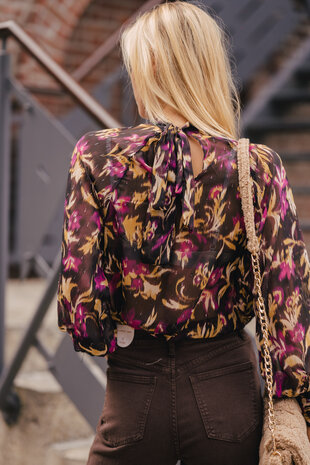 FAUSTINE blouse chocolat FAUSTINE blouse chocolat