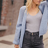 MALIKA gilet bleu MALIKA gilet bleu