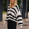HUYANA gilet noir et blanc HUYANA gilet noir et blanc