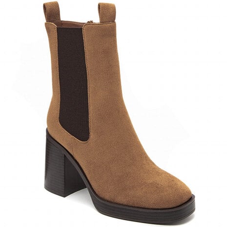 KATIE bottines camel KATIE bottines camel
