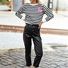 ANNA pantalon simili cuir noir ANNA pantalon simili cuir noir