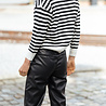 ANNA pantalon simili cuir noir ANNA pantalon simili cuir noir