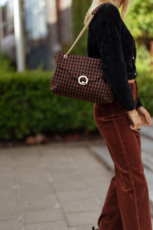 VALENTINA pantalon en velours camel